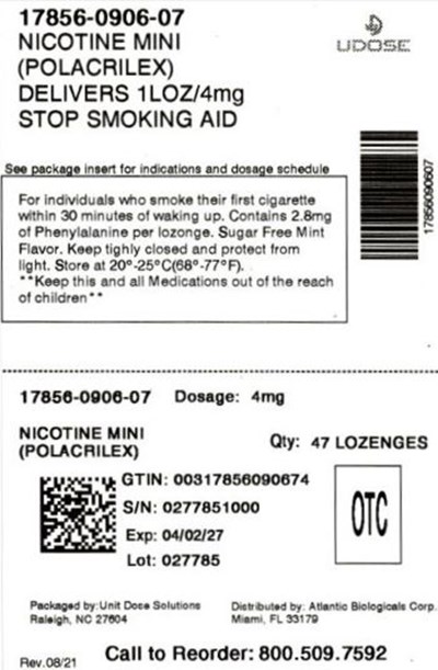 7 (17856 0906 07 Rev. 1 Case Label)